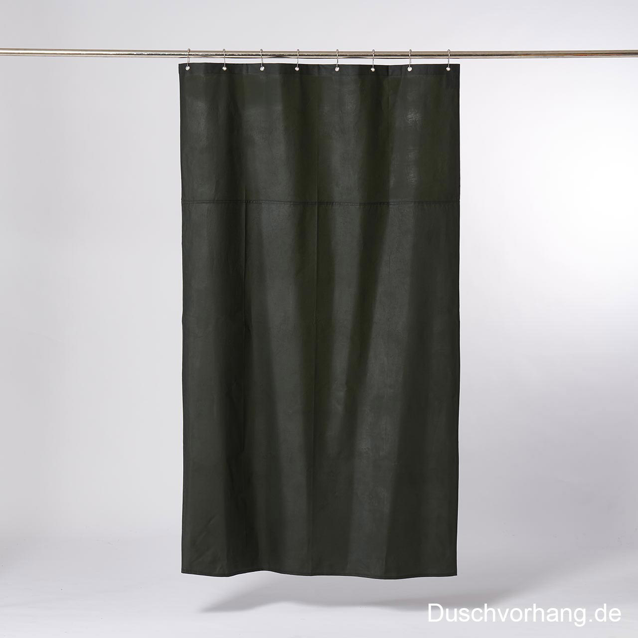 Duwax Textile Eco Friendly Shower Curtain Dark Green