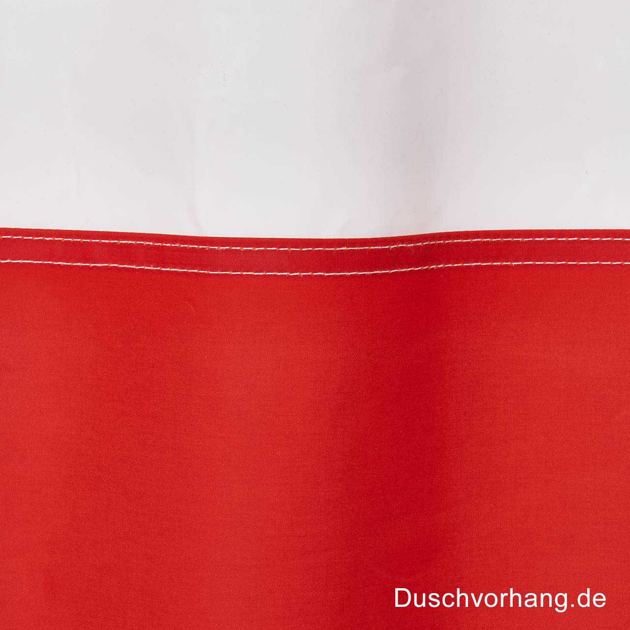 Duwax Textile Eco Friendly Shower Curtain Red I Nature