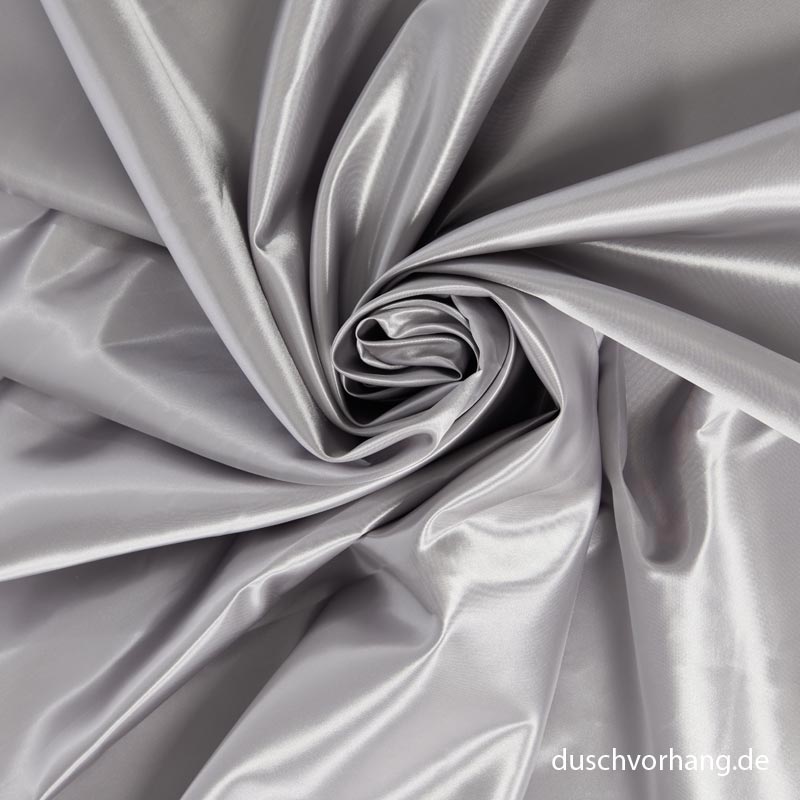 Textile Shower Curtain 180x200 Satin Silver