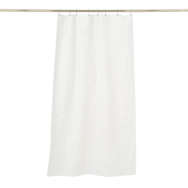 Textile Shower Curtain 120x200 White Uni