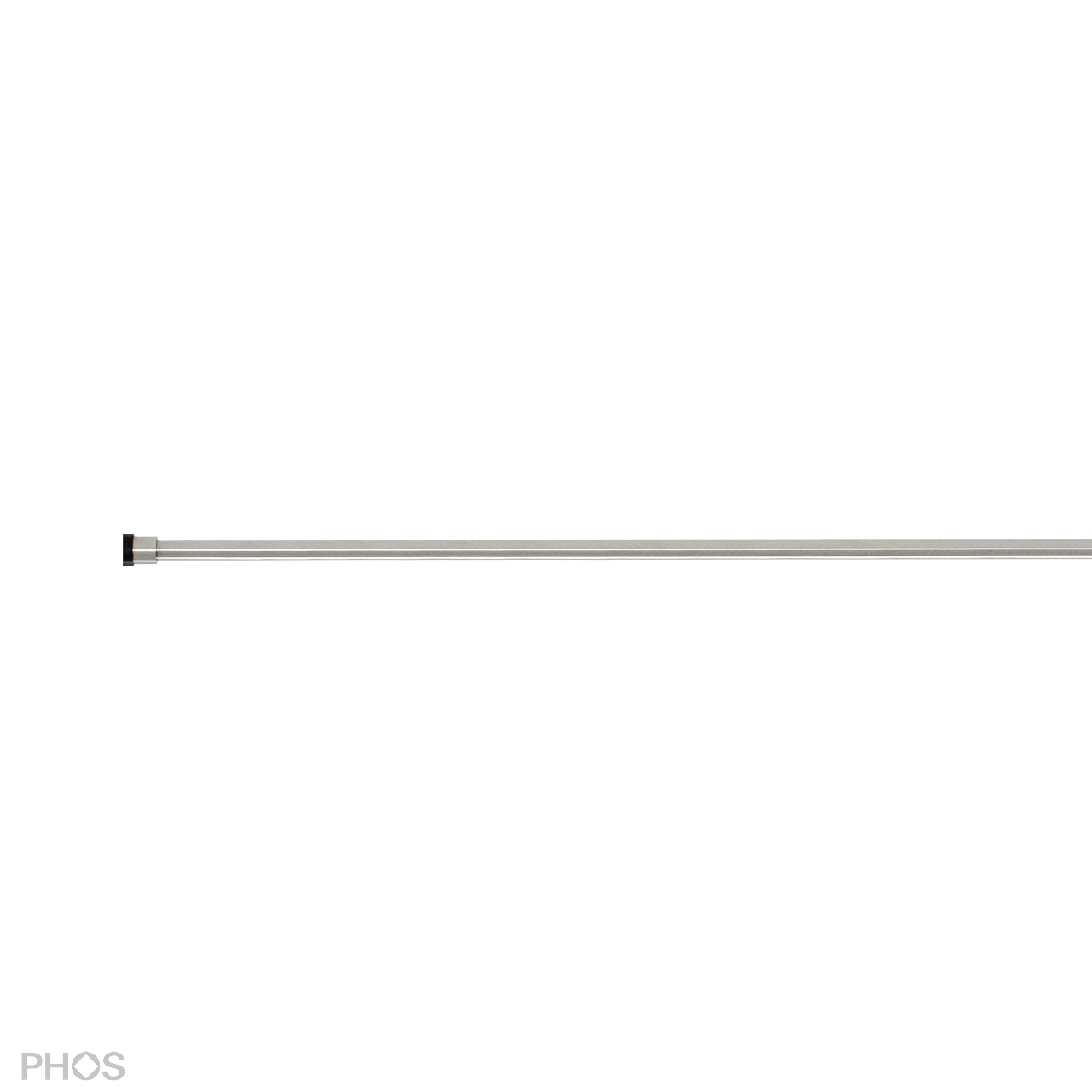 Extendable Telescopic Shower Curtain Bar 12 mm - Stainless Steel