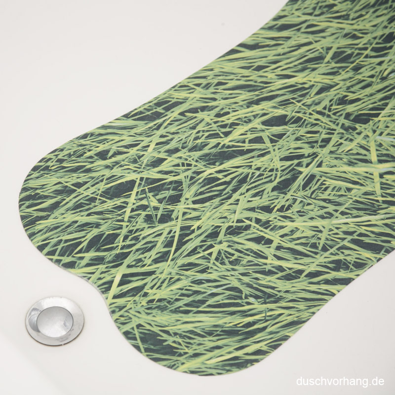 Non-Slip Rubber Bath & Shower Mat - 70x40cm - Green Gras Design