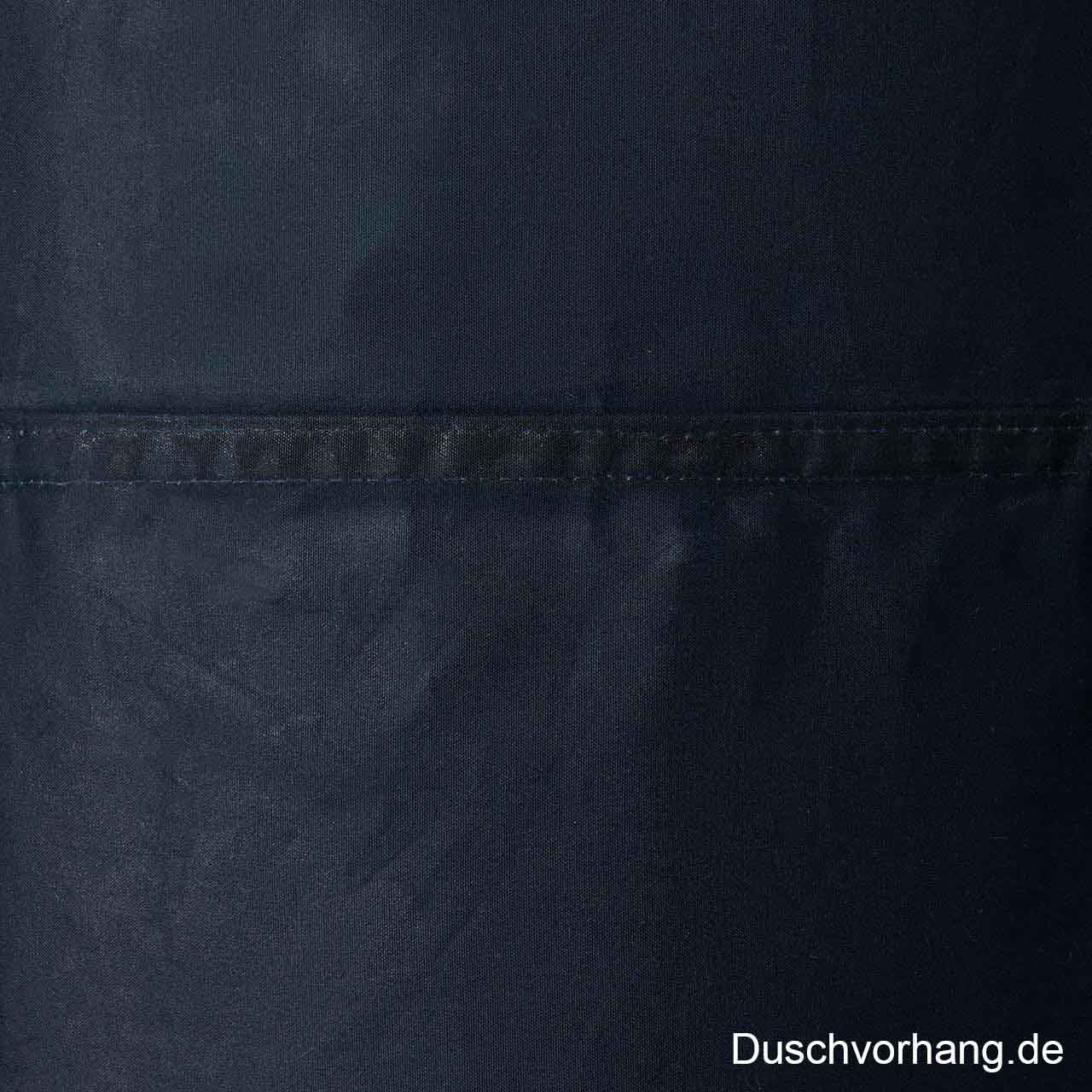 Duwax non toxic fabric shower curtain blue