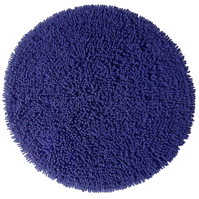 Round Bathroom Carpet - Royal Blue