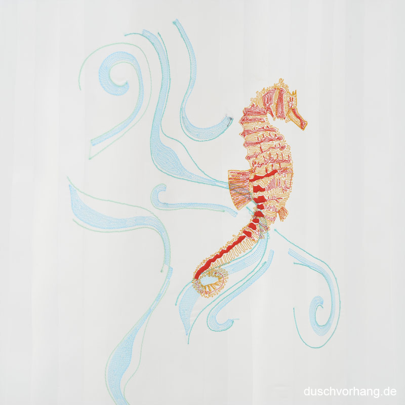 Individualization Embroidery Motif Sea Horse