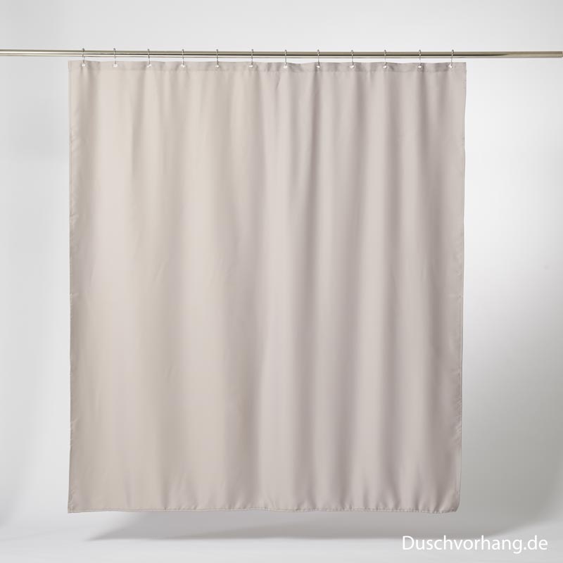 Textile Shower Curtain - Various Sizes - Taupe Grey Trevira CS