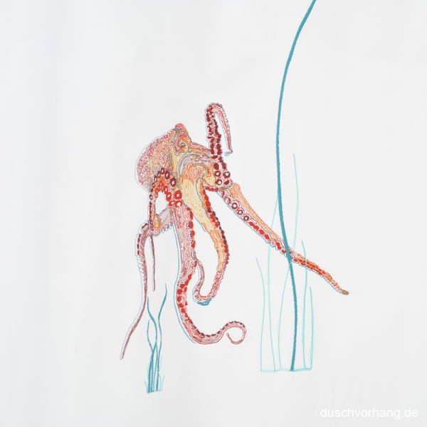 Individualization Embroidery Octopus Design